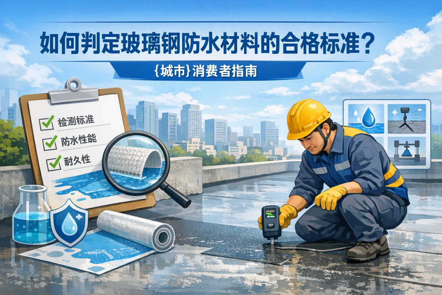 如何判定玻璃钢防水材料的合格标准？ 钦州 消费者指南