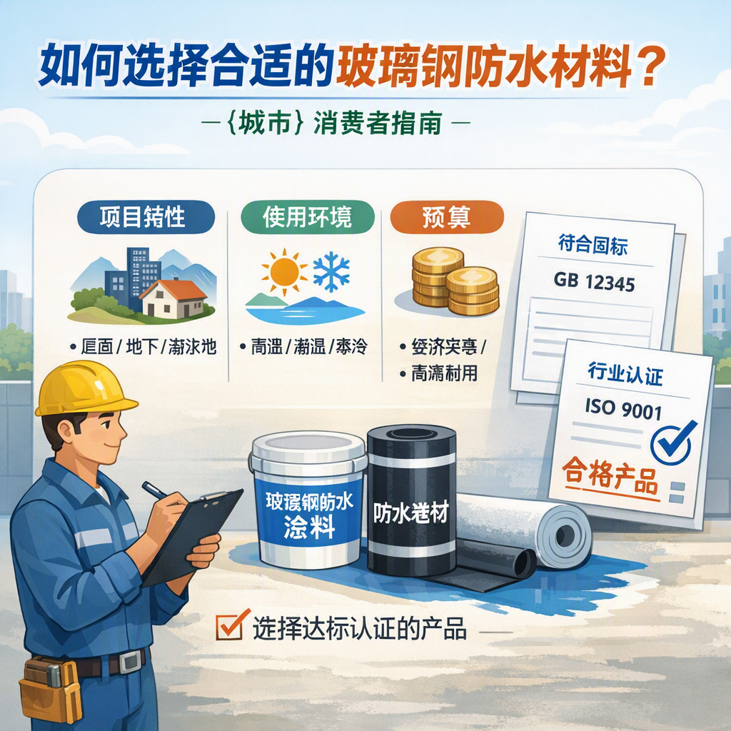 如何判定玻璃钢防水材料的合格标准？ 钦州 消费者指南