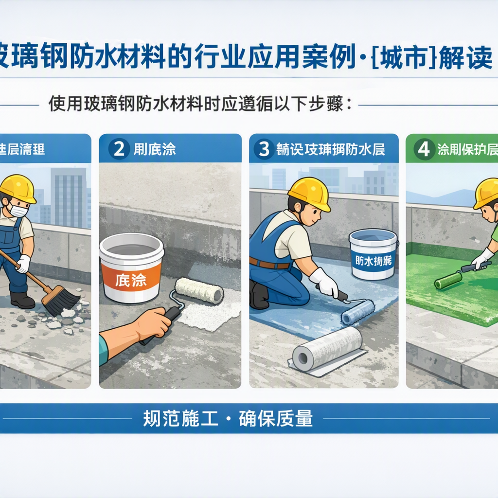 玻璃钢防水材料的行业应用案例,钦州解读