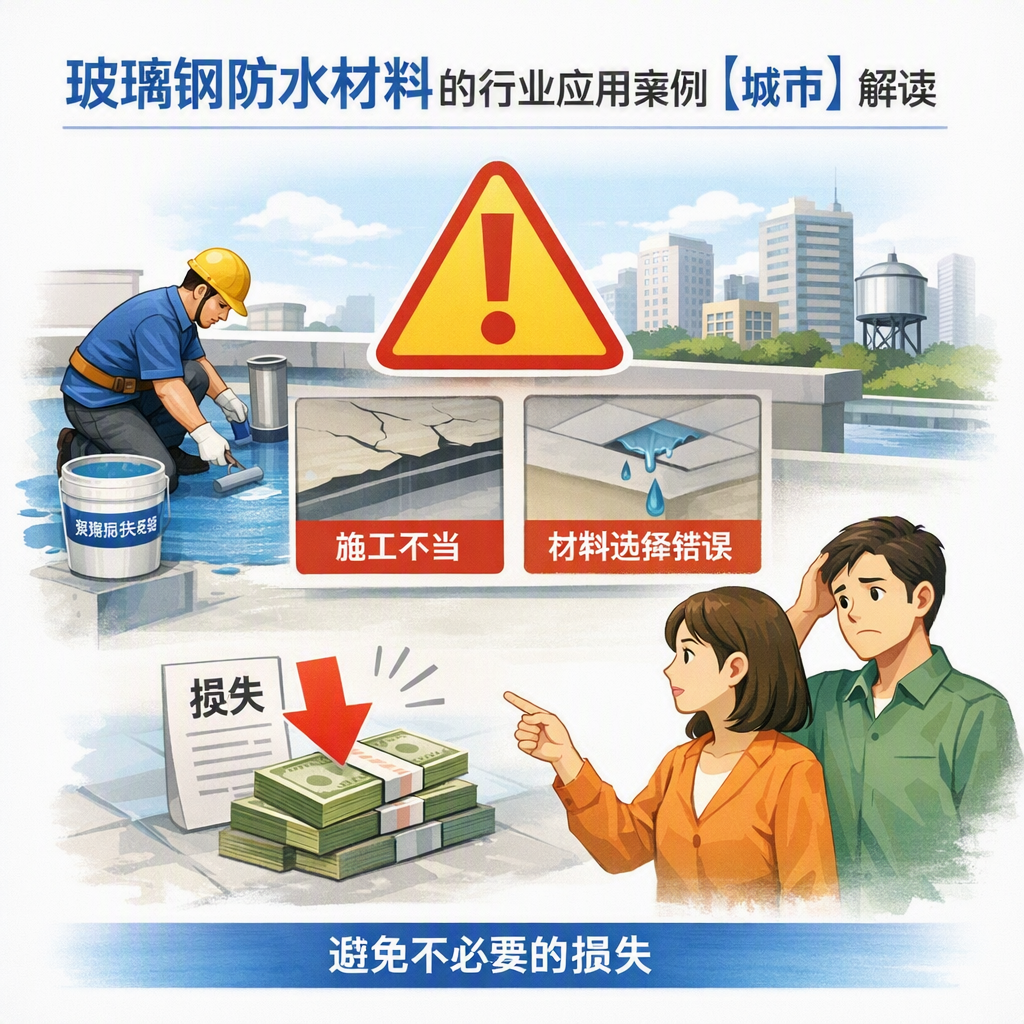玻璃钢防水材料的行业应用案例,钦州解读