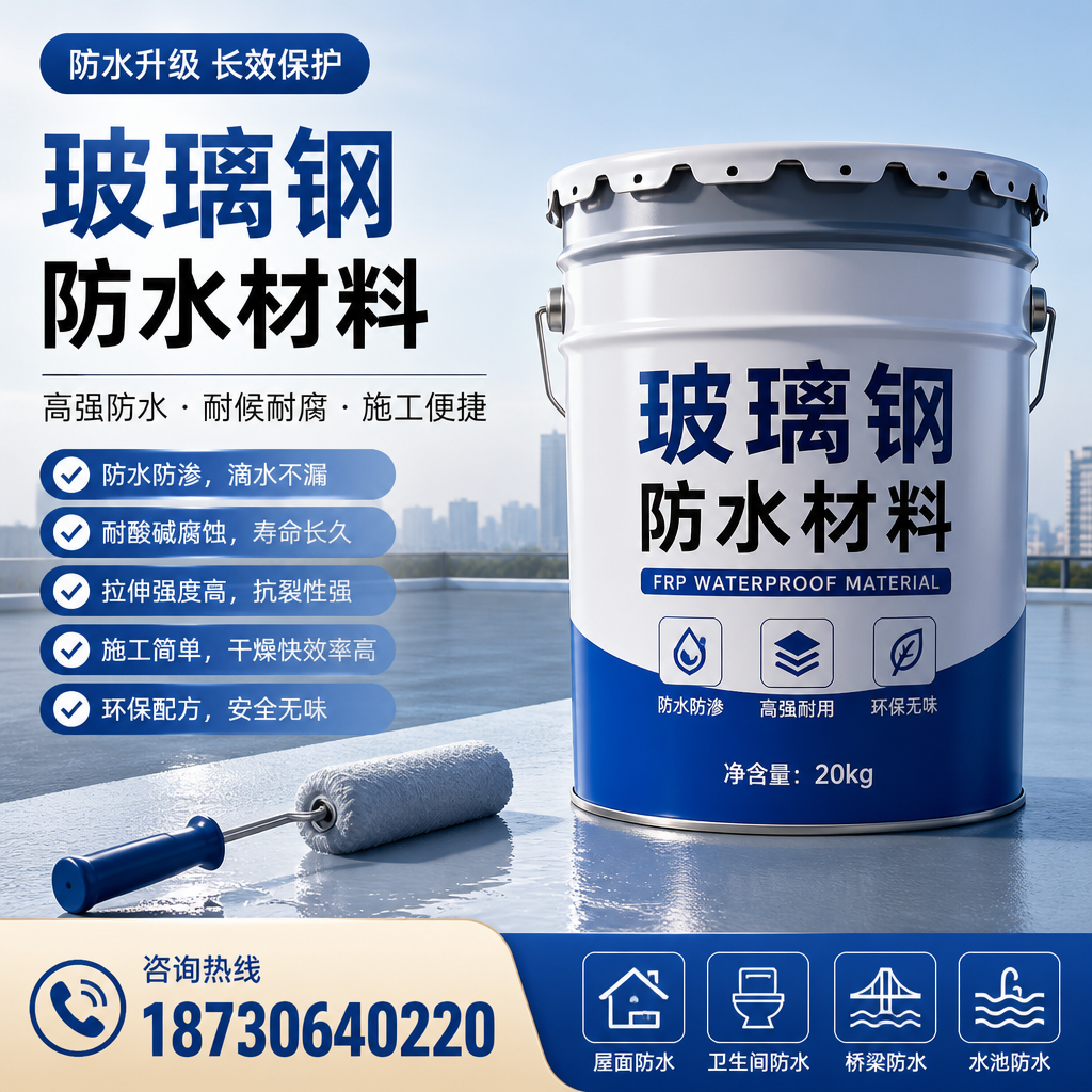 专家解析:玻璃钢防水材料的市场前景分析在 钦州