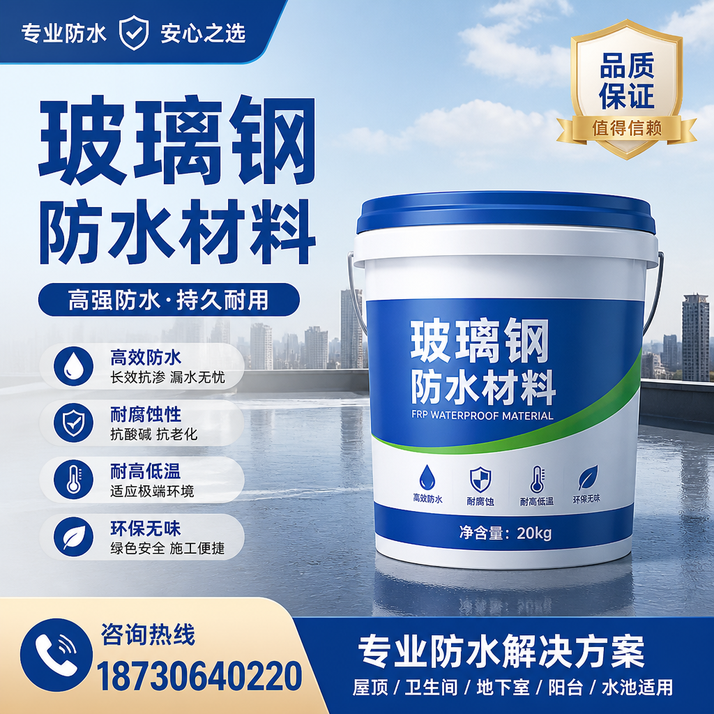 了解玻璃钢防水材料的市场趋势,钦州 企业不可不知
